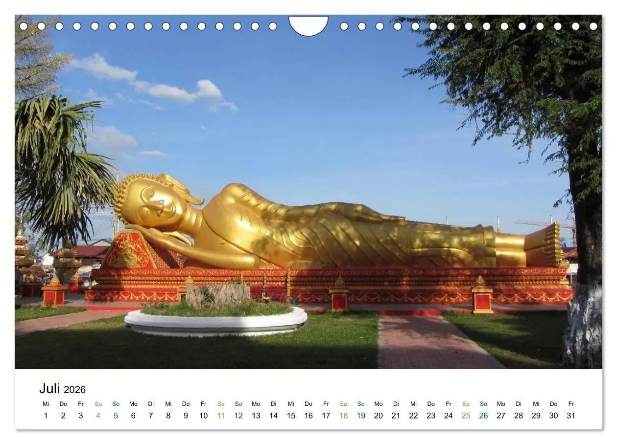Bild: 9783457873892 | Laos - Die Perle Südostasiens (Wandkalender 2026 DIN A4 quer),...