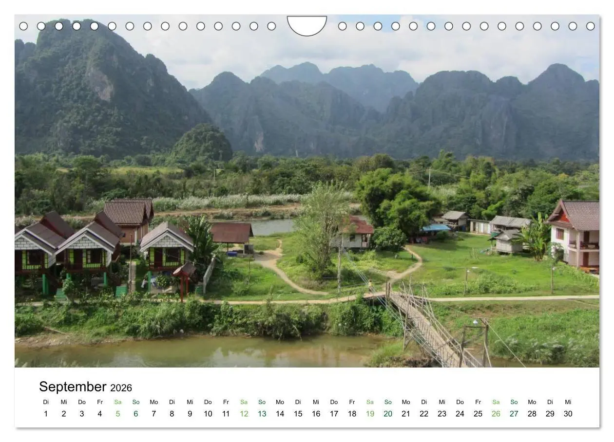 Bild: 9783457873892 | Laos - Die Perle Südostasiens (Wandkalender 2026 DIN A4 quer),...
