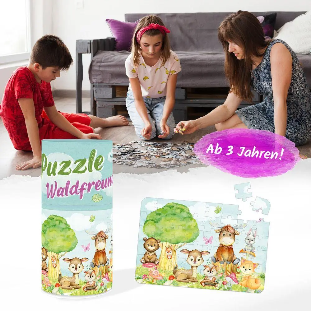 Bild: 4251901503992 | Trötsch Puzzle Waldfreunde | Puzzlespaß Reisebegleiter | Co.KG | 2022