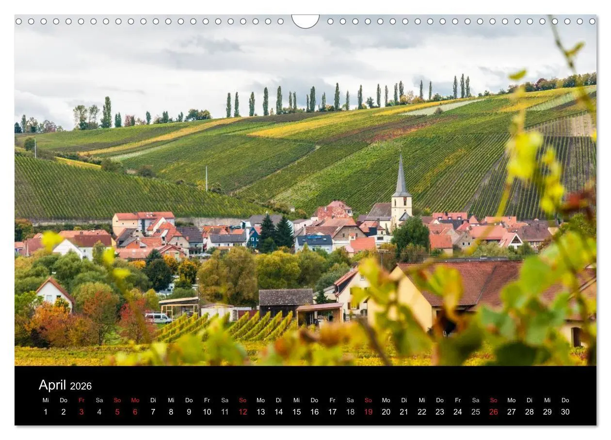 Bild: 9783516023992 | Sommerach - Perle der Mainschleife (Wandkalender 2026 DIN A3 quer),...