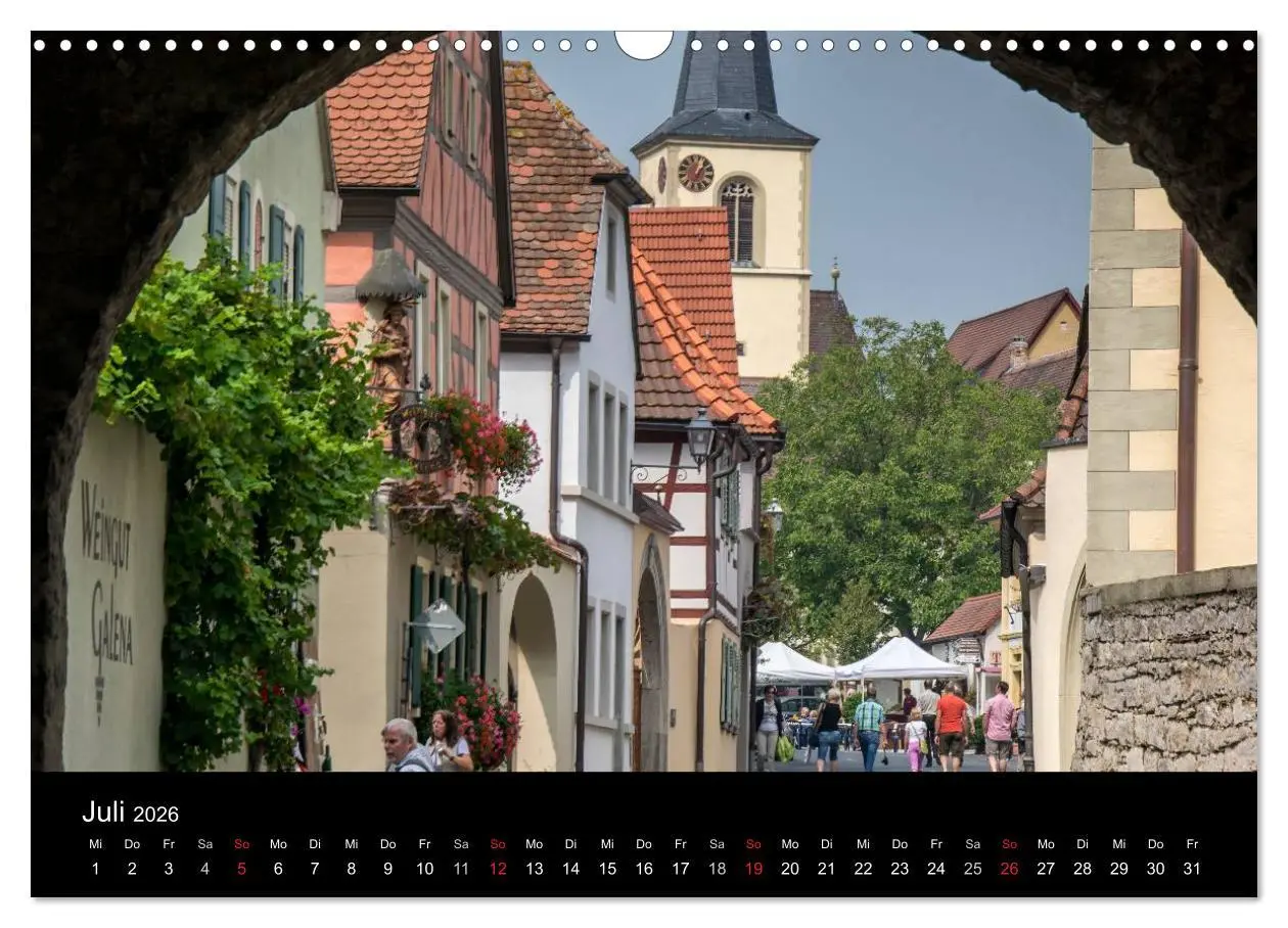 Bild: 9783516023992 | Sommerach - Perle der Mainschleife (Wandkalender 2026 DIN A3 quer),...