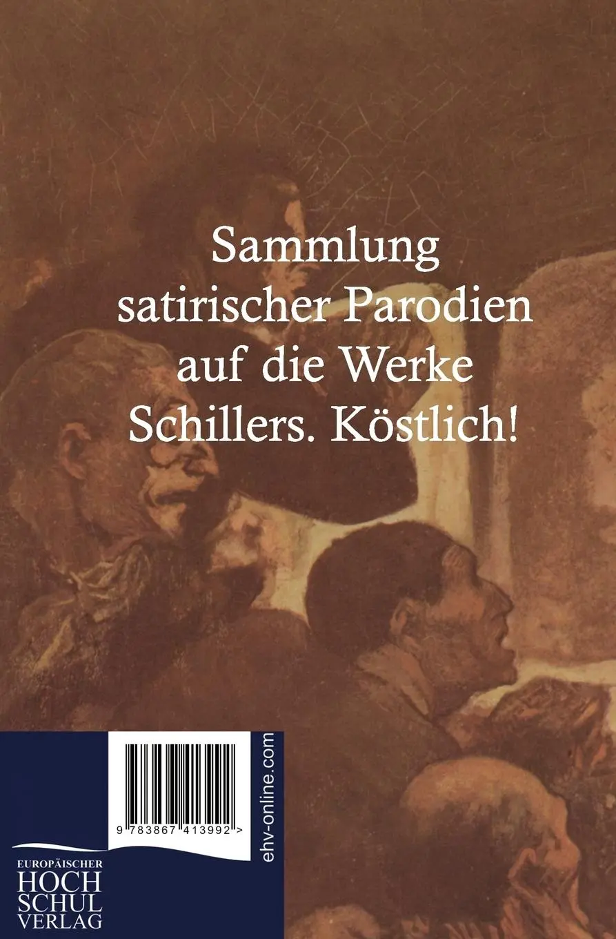 Rückseite: 9783867413992 | Parodien Schillerscher Gedichte | N. N. | Taschenbuch | Deutsch | 2010