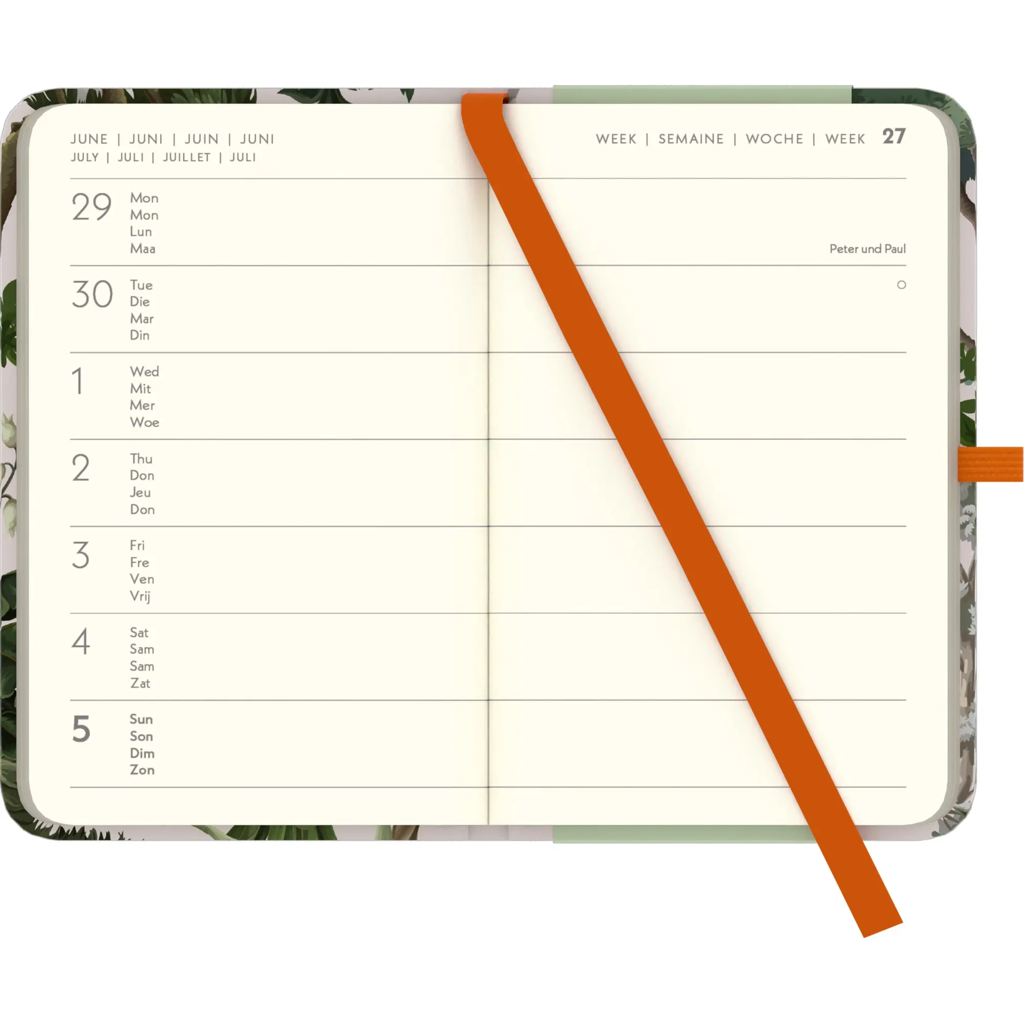 Bild: 4069095004092 | GreenLine Diary Jungle 2026 - Buchkalender - Taschenkalender - 10x15