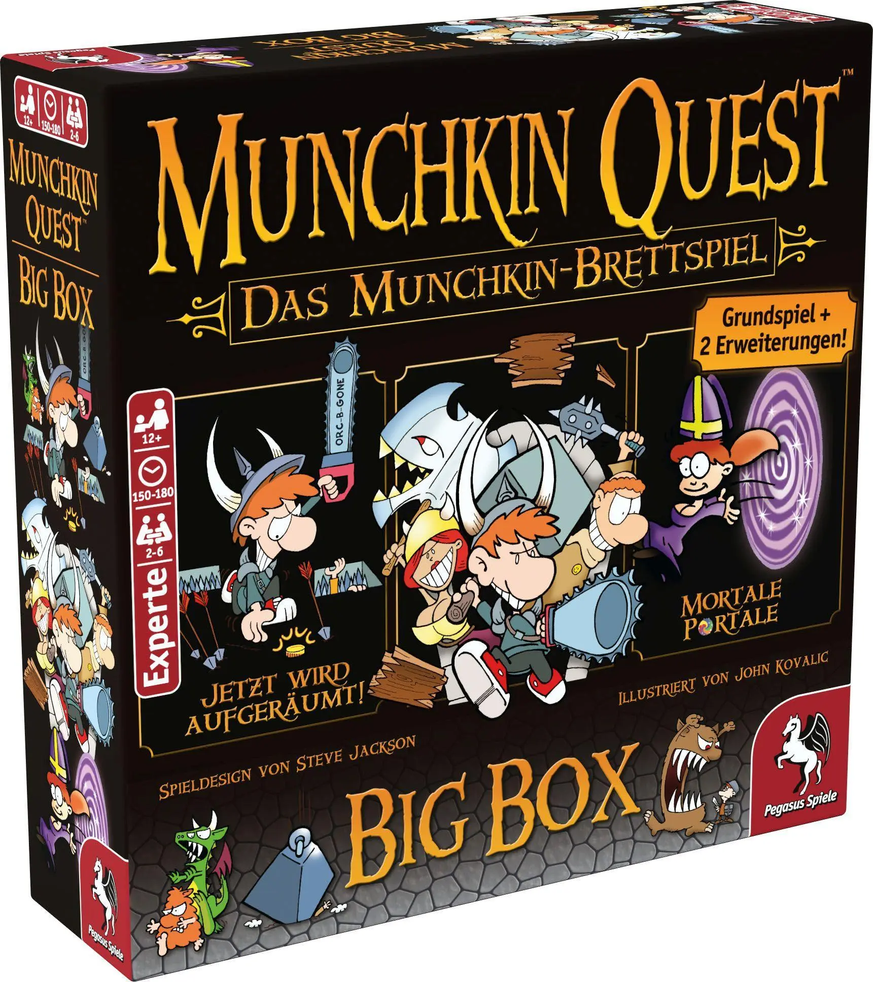 Cover: 4250231714092 | Munchkin Quest: Das Brettspiel, 2. Edition | Steve Jackson | Spiel