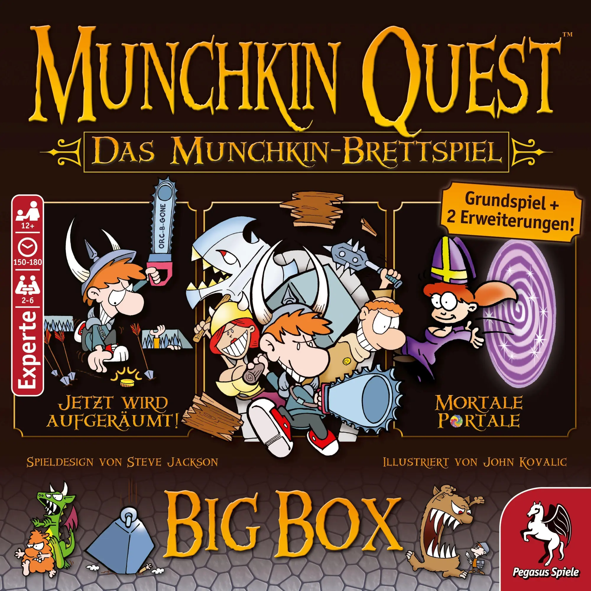 Bild: 4250231714092 | Munchkin Quest: Das Brettspiel, 2. Edition | Steve Jackson | Spiel