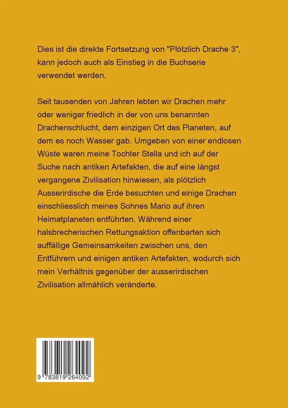 Rückseite: 9783819264092 | Plötzlich Drache 4 | Kollision der Welten | Nicolas Bretscher | Buch