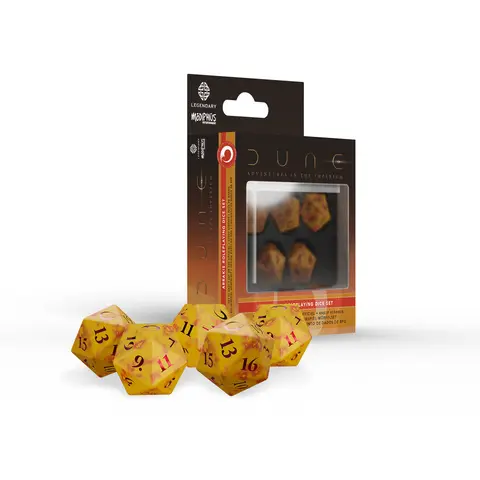 Cover: 5060523344192 | Dune - Adventures in the Imperium Dice Set: Arrakis | Dune | MOE52171