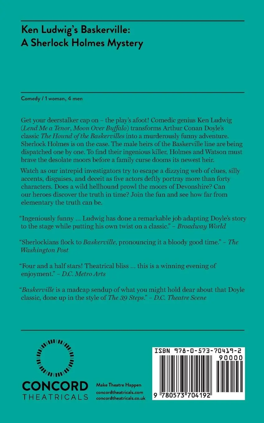 Rückseite: 9780573704192 | Shafted! (HB) | A Sherlock Holmes Mystery | Ken Ludwig | Taschenbuch