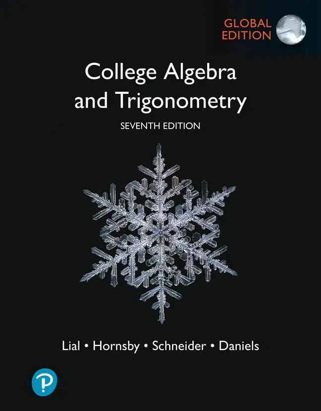 Cover: 9781292444192 | College Algebra and Trigonometry, Global Edition | Lial (u. a.) | Buch