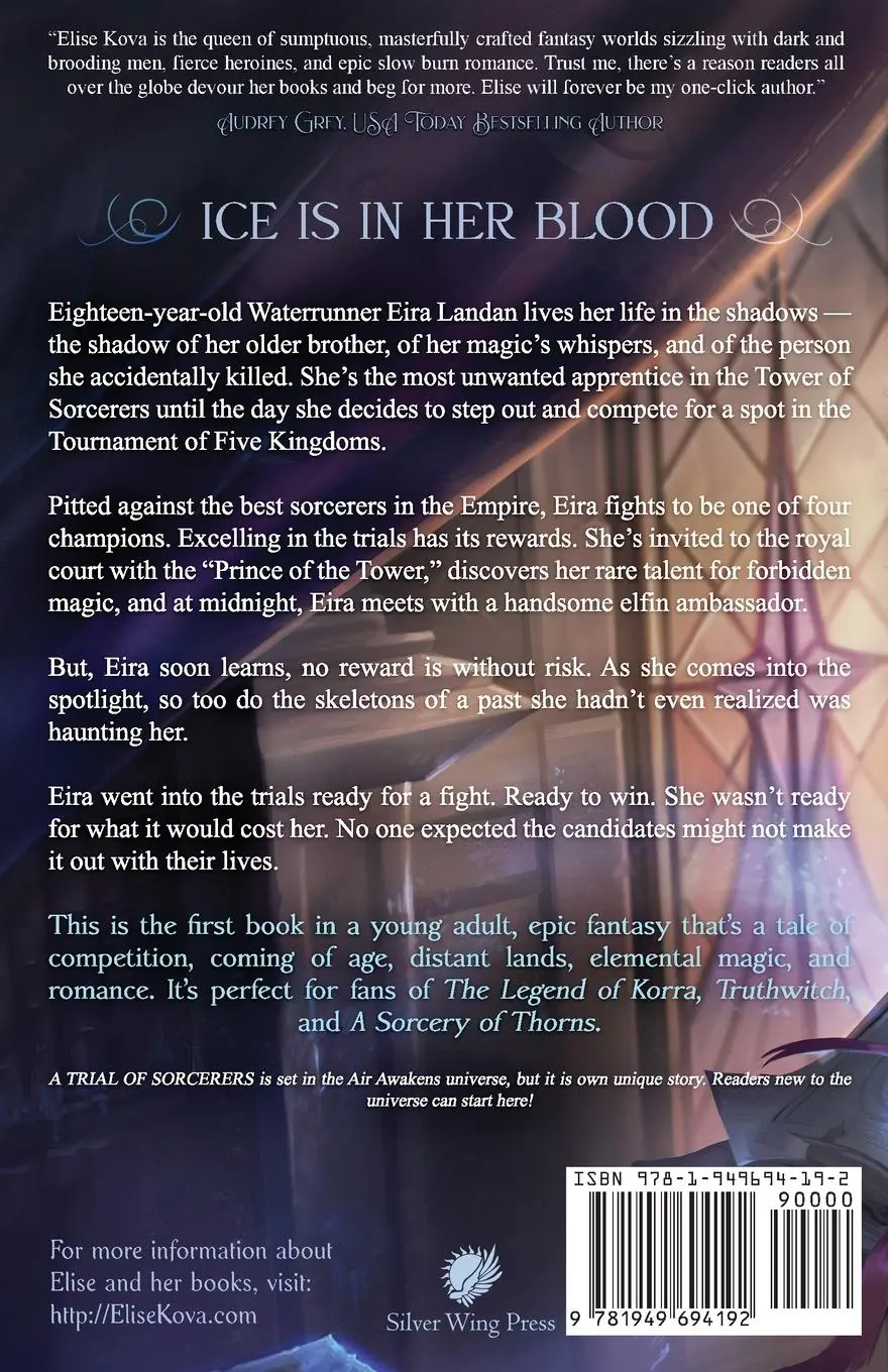 Rückseite: 9781949694192 | A Trial of Sorcerers | Elise Kova | Taschenbuch | Englisch | 2021