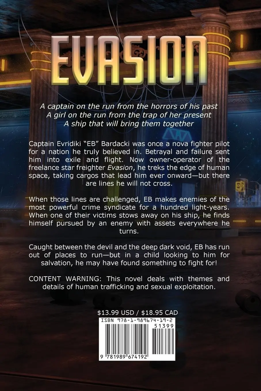 Rückseite: 9781989674192 | Evasion | Glynn Stewart | Taschenbuch | Englisch | 2021
