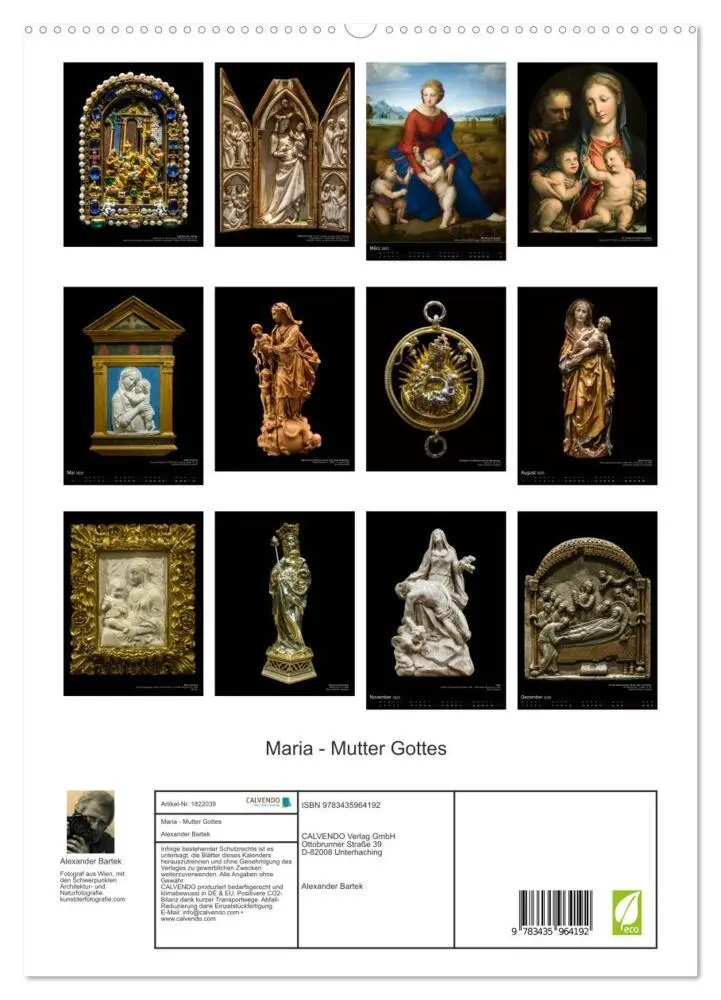 Bild: 9783435964192 | Maria - Mutter Gottes (hochwertiger Premium Wandkalender 2025 DIN...