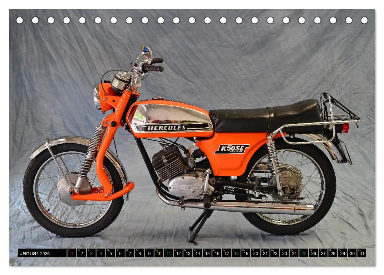 Bild: 9783457674192 | Mein Moped Kalender (Tischkalender 2026 DIN A5 quer), CALVENDO...