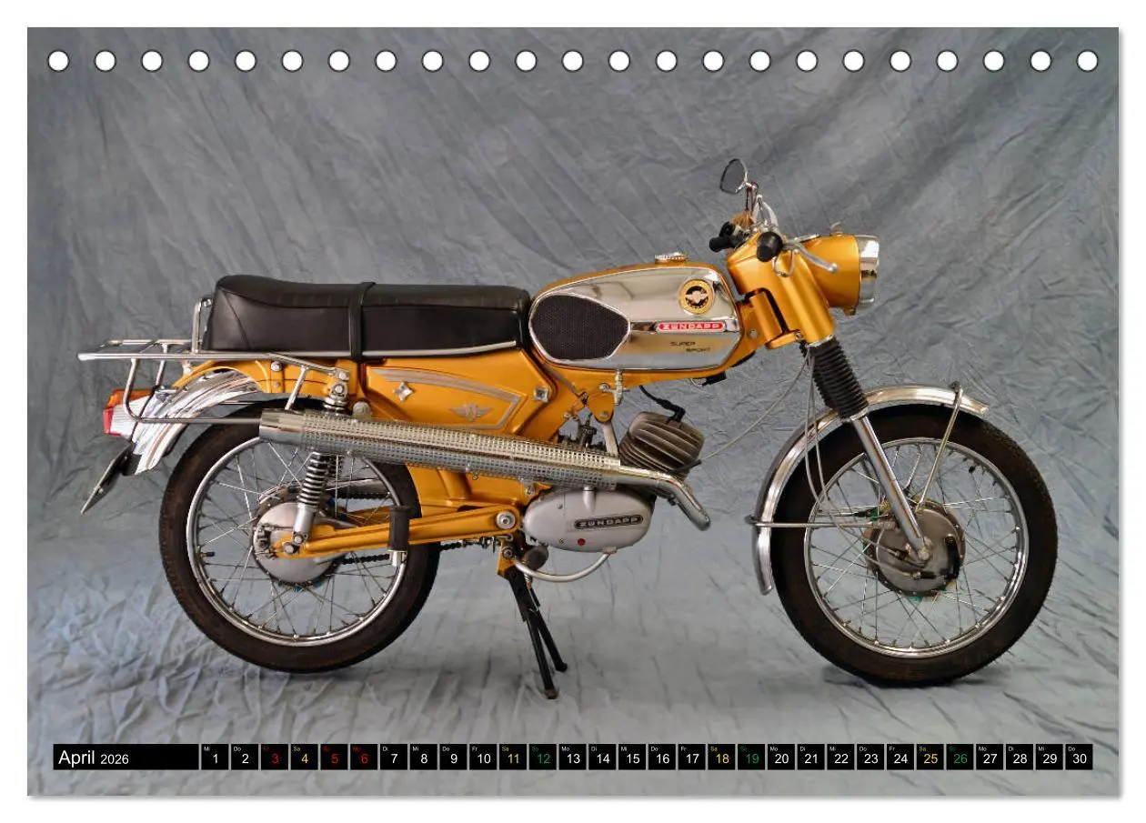 Bild: 9783457674192 | Mein Moped Kalender (Tischkalender 2026 DIN A5 quer), CALVENDO...