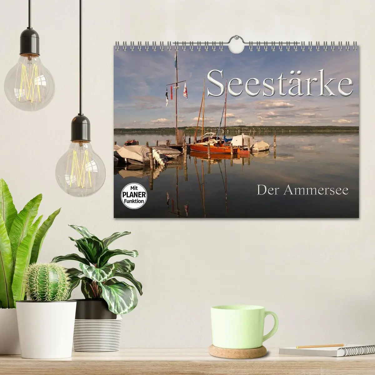 Bild: 9783457984192 | Seestärke - Der Ammersee (Wandkalender 2026 DIN A4 quer), CALVENDO...