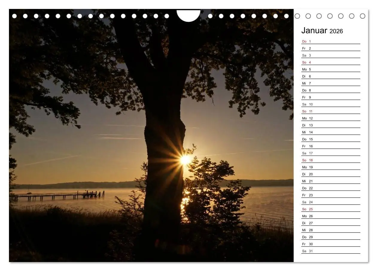 Bild: 9783457984192 | Seestärke - Der Ammersee (Wandkalender 2026 DIN A4 quer), CALVENDO...