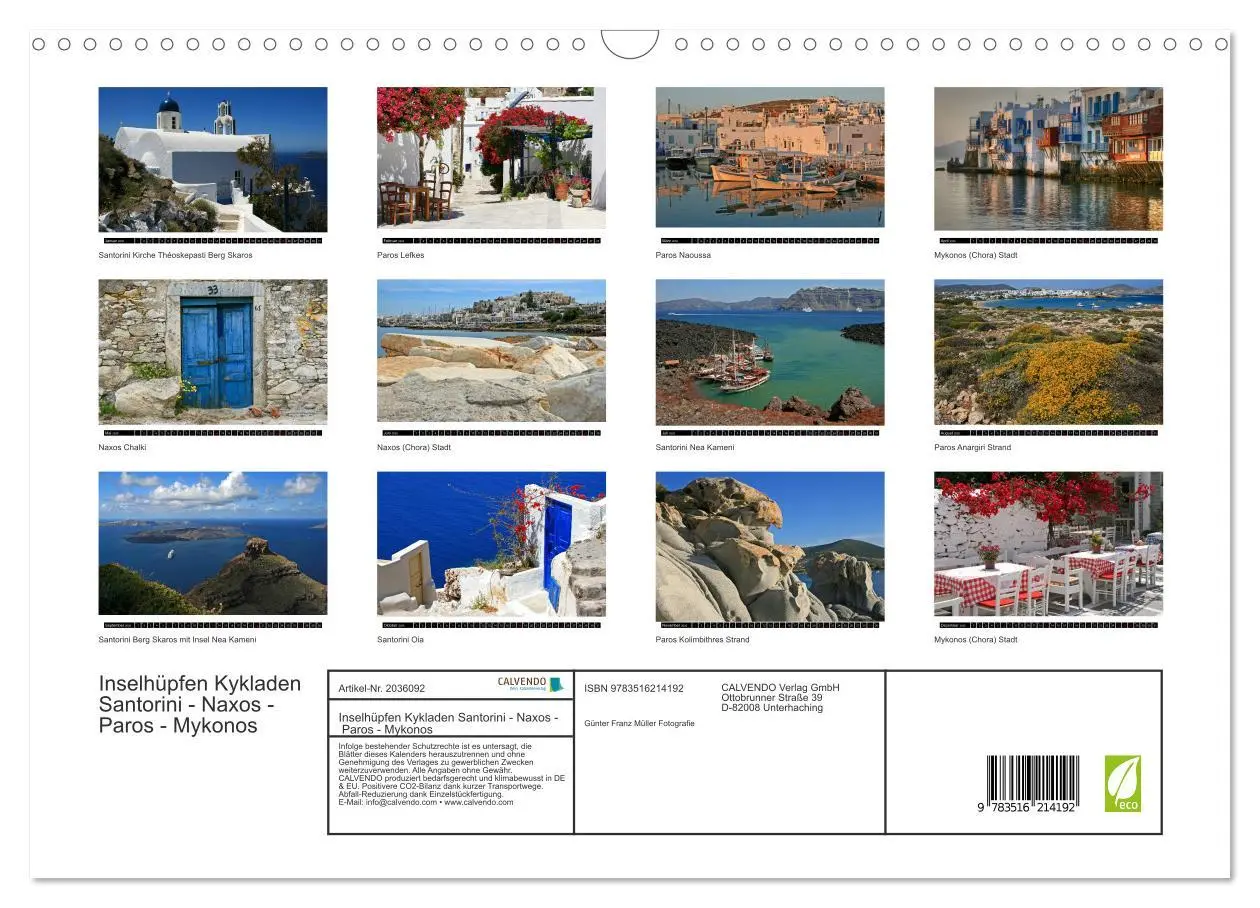 Bild: 9783516214192 | Inselhüpfen Kykladen Santorini - Naxos - Paros - Mykonos...