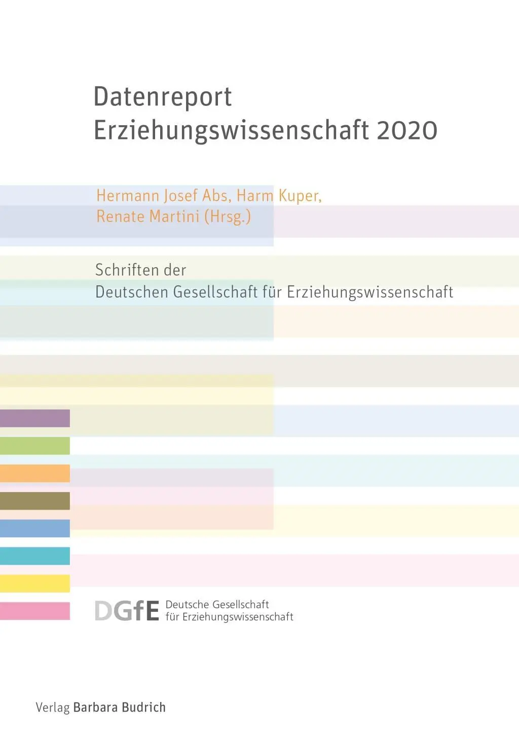 Cover: 9783847424192 | Datenreport Erziehungswissenschaft 2020 | Hermann J. Abs | Taschenbuch