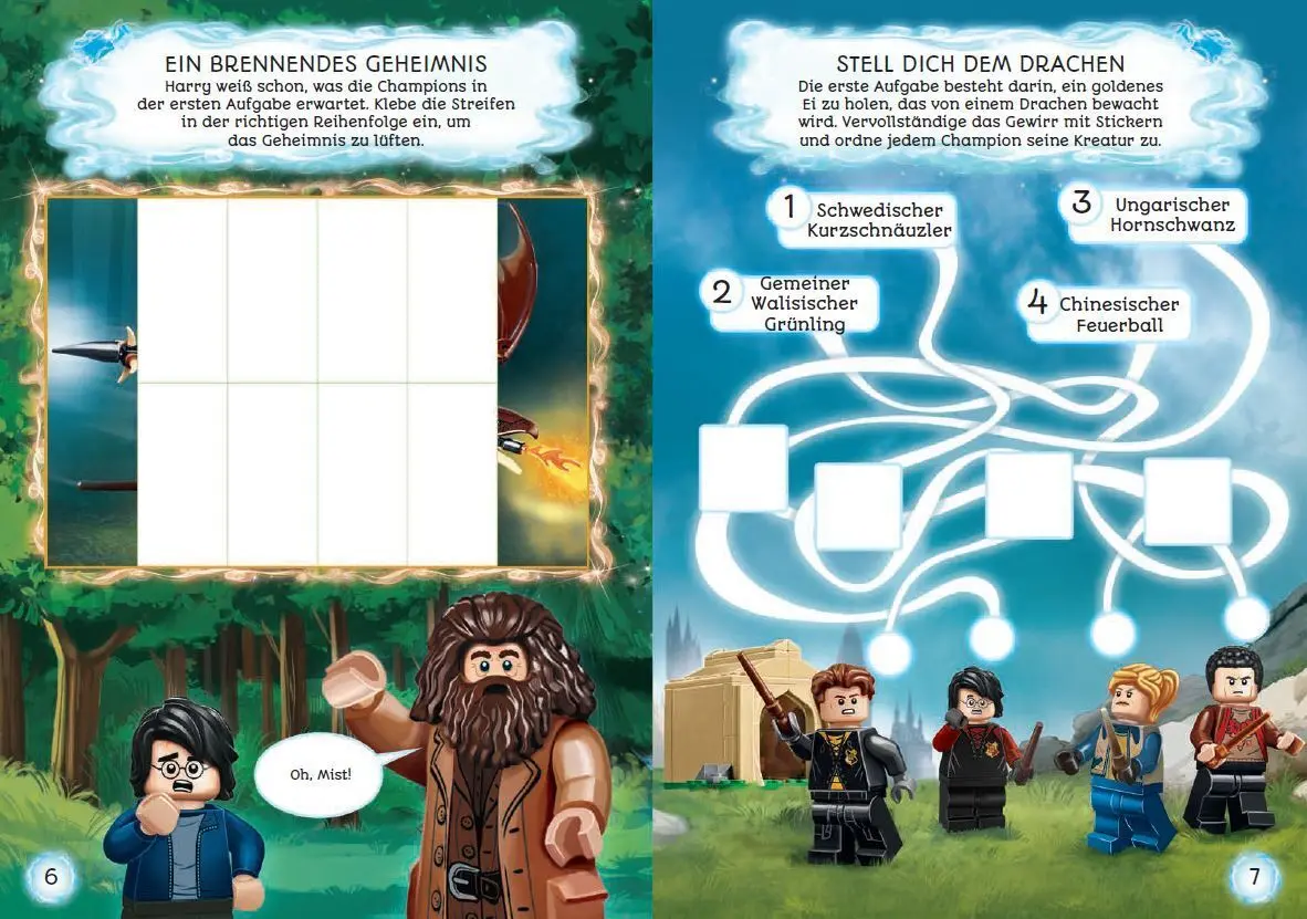 Bild: 9783960804192 | LEGO® Harry Potter - Stickerabenteuer, Das trimagische Turnier | Buch