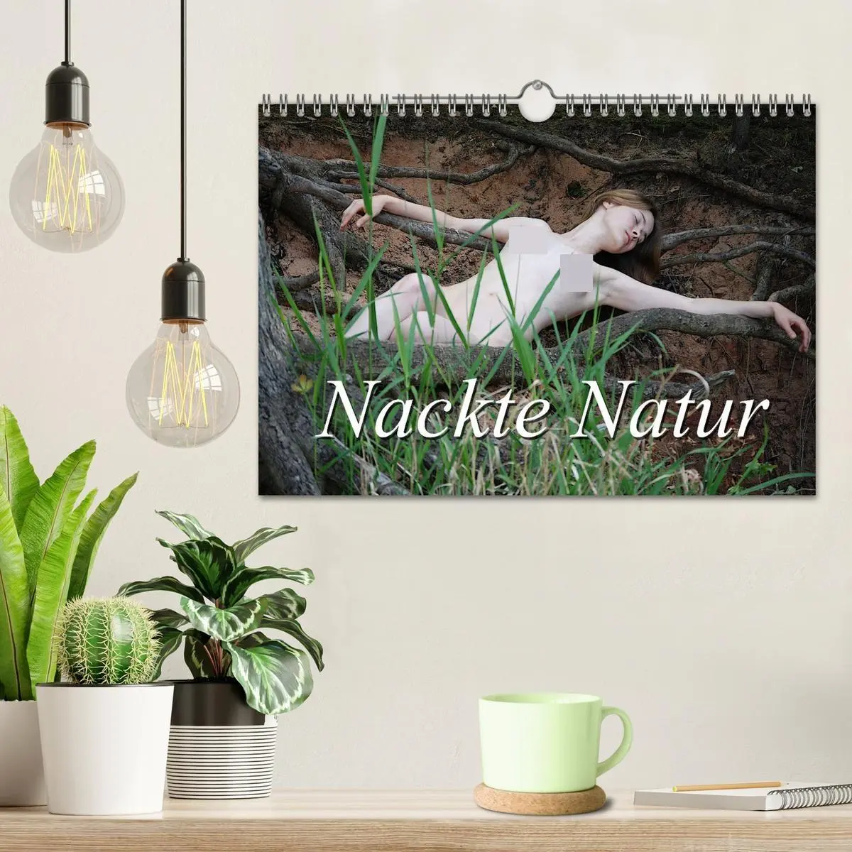 Bild: 9783457594292 | Nackte Natur (Wandkalender 2026 DIN A4 quer), CALVENDO Monatskalender
