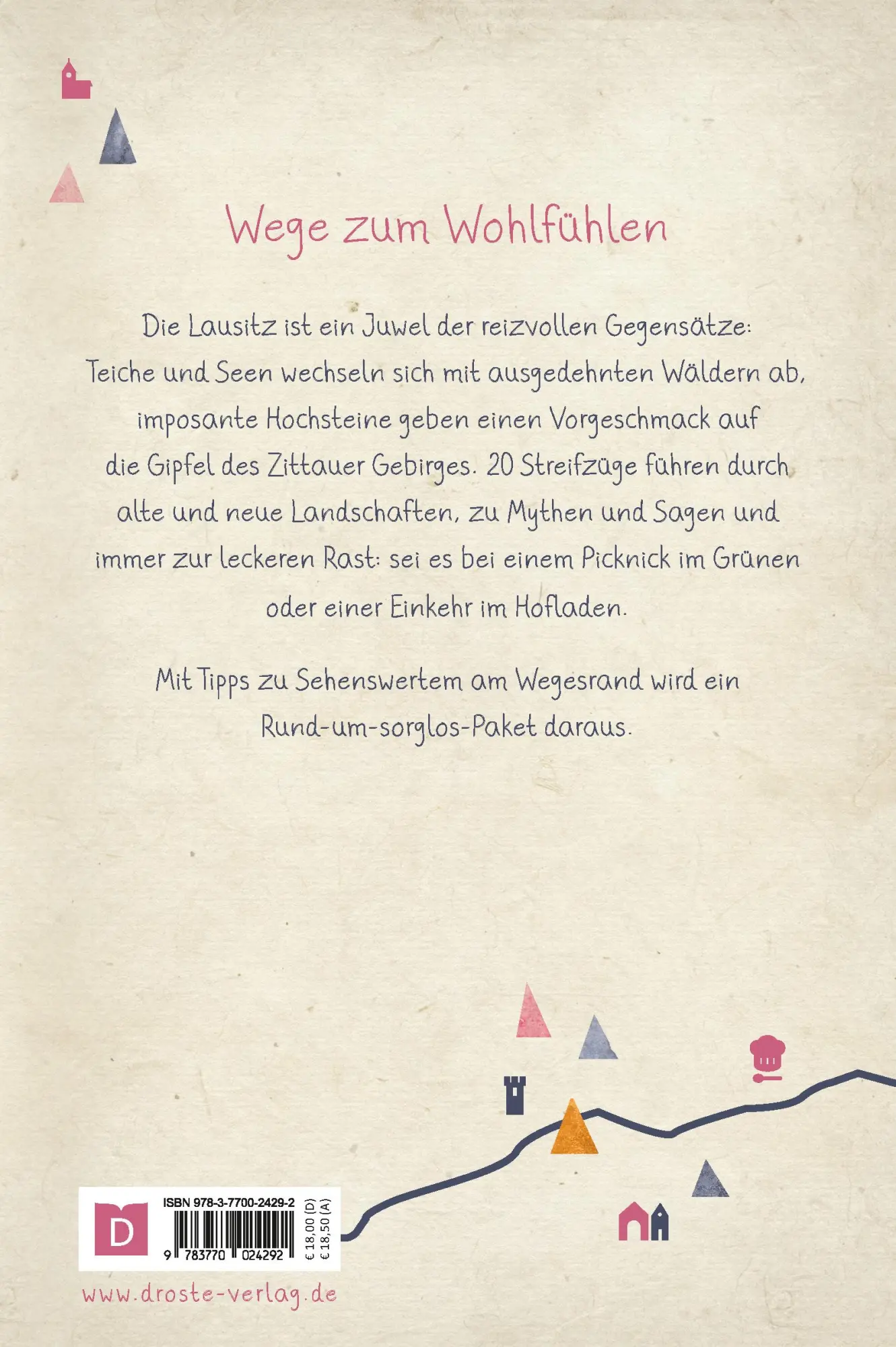 Rückseite: 9783770024292 | Lausitz. Wandern für die Seele | Wohlfühlwege | Carsten Storm | Buch