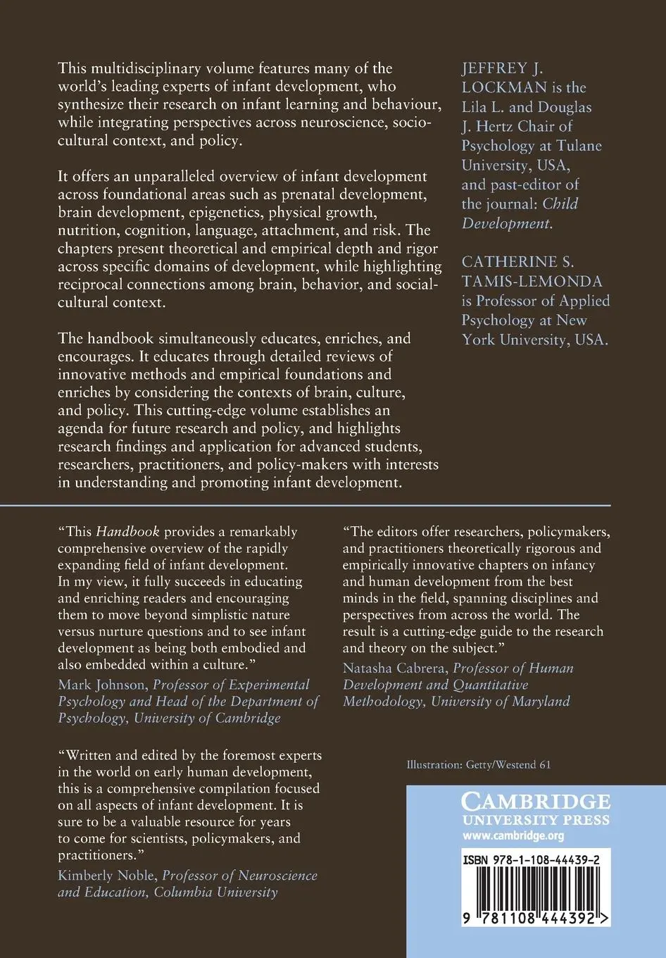 Rückseite: 9781108444392 | The Cambridge Handbook of Infant Development | Lockman (u. a.) | Buch