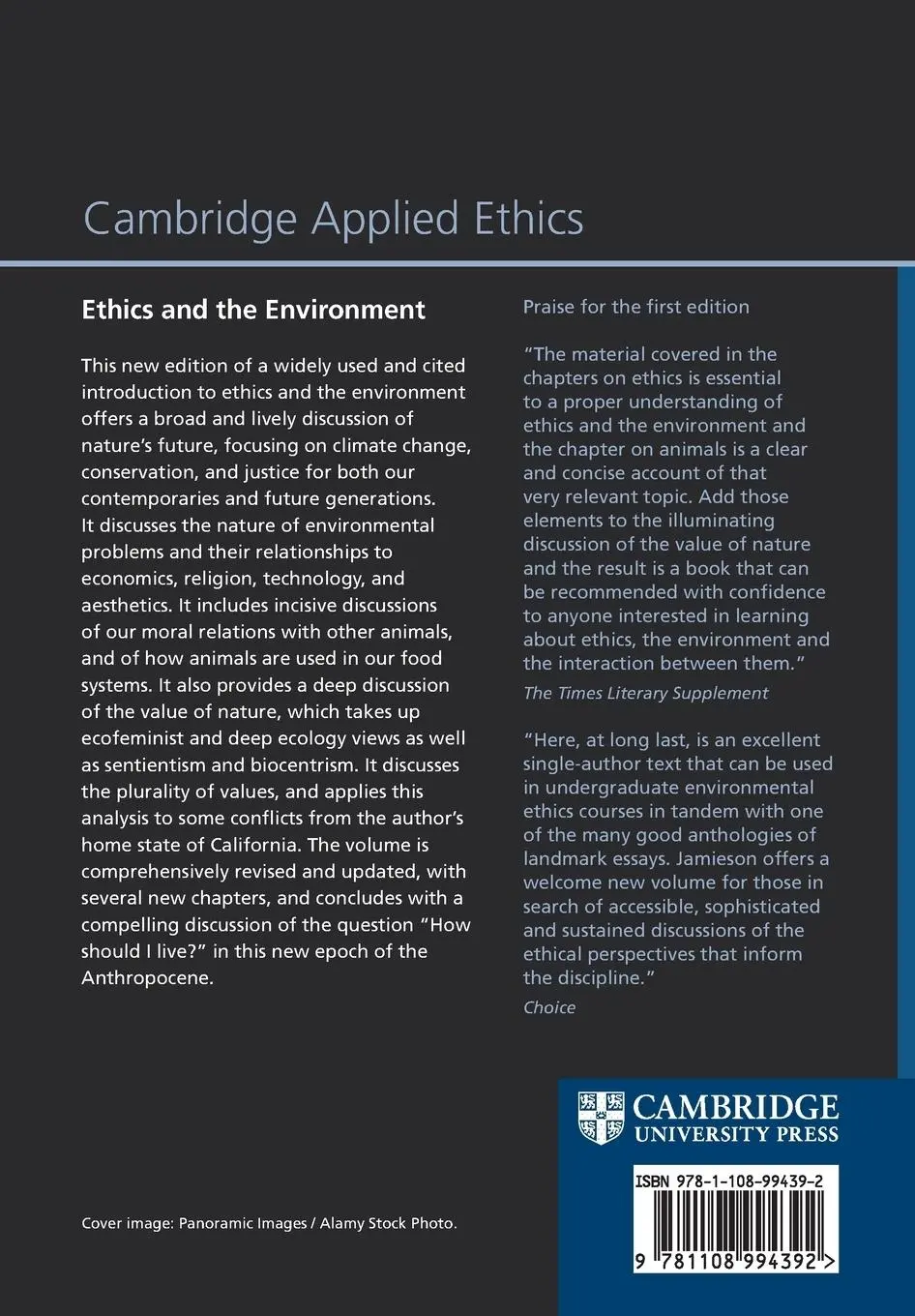 Rückseite: 9781108994392 | Ethics and the Environment | Dale Jamieson | Taschenbuch | Englisch