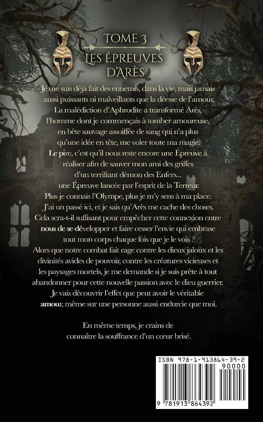 Rückseite: 9781913864392 | Le dieu doré (Les Épreuves d'Arès t. 3) | Eliza Raine | Taschenbuch