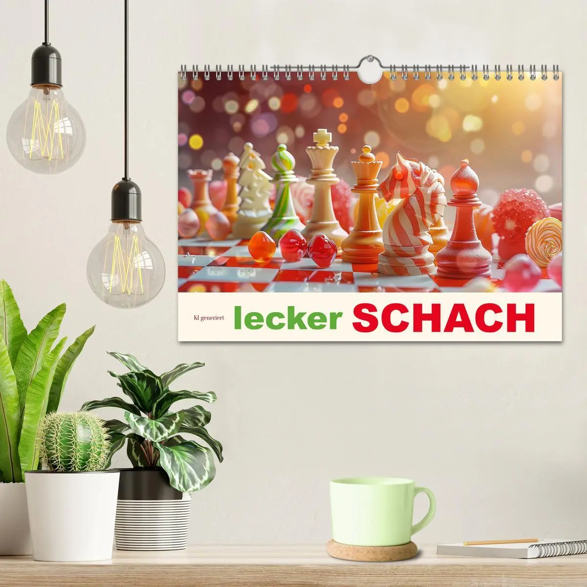 Bild: 9783457344392 | Lecker Schach (Wandkalender 2026 DIN A4 quer), CALVENDO Monatskalender