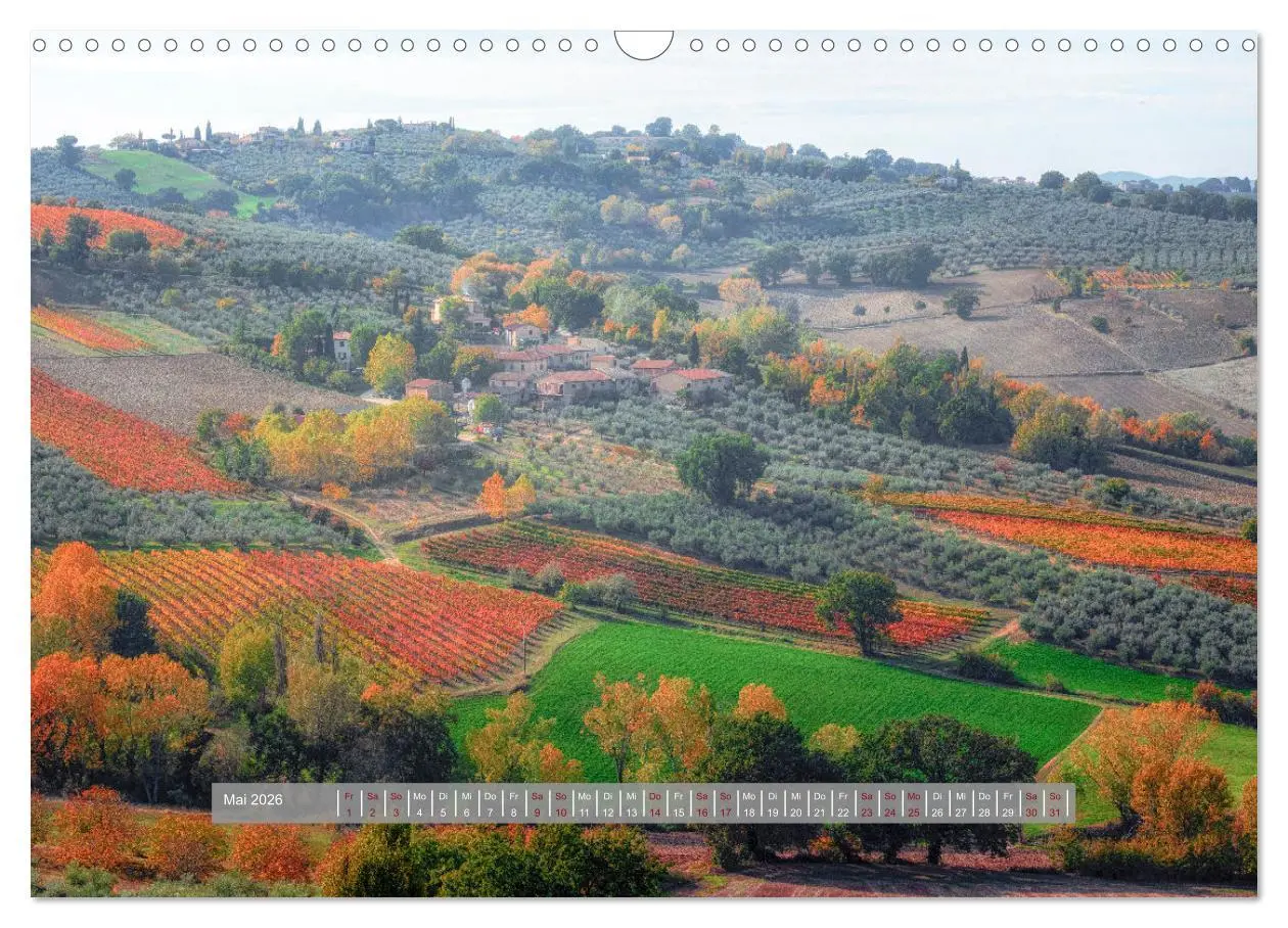 Bild: 9783457584392 | Umbrien - Das grüne Herz Italiens (Wandkalender 2026 DIN A3 quer),...
