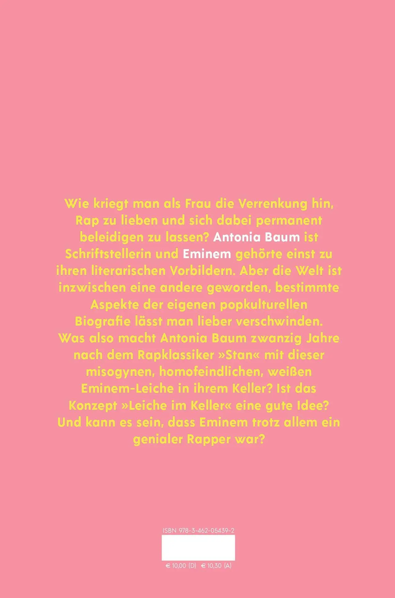 Rückseite: 9783462054392 | Antonia Baum über Eminem | Antonia Baum | Buch | KiWi Musikbibliothek