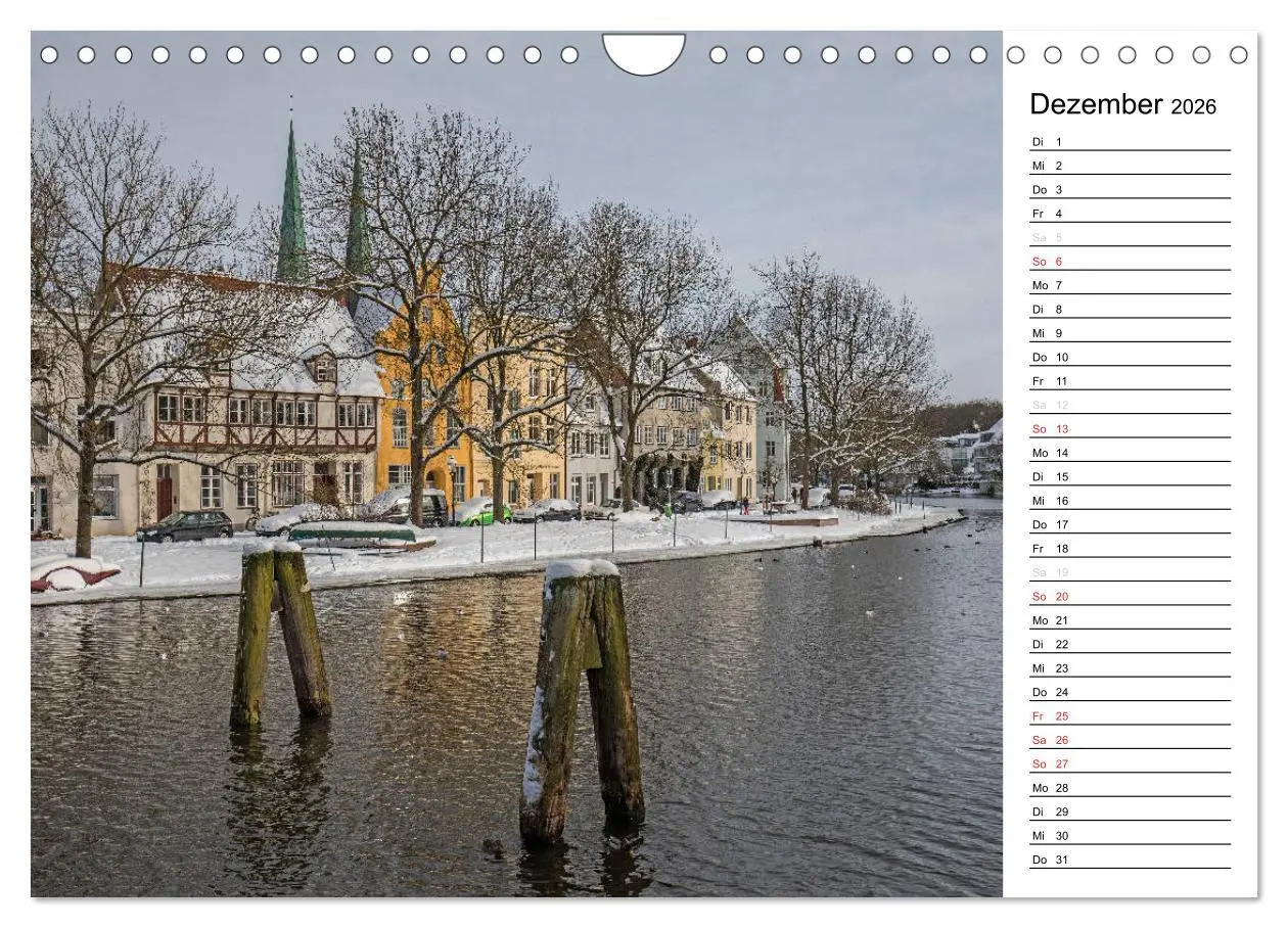 Bild: 9783516124392 | Hansestadt Lübeck / Geburtstagskalender (Wandkalender 2026 DIN A4...