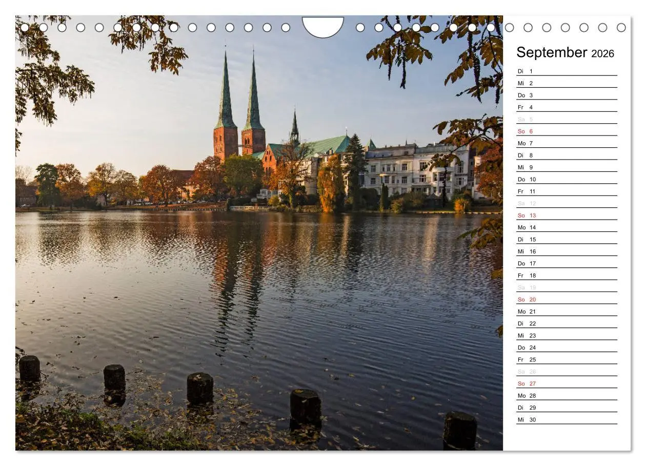 Bild: 9783516124392 | Hansestadt Lübeck / Geburtstagskalender (Wandkalender 2026 DIN A4...