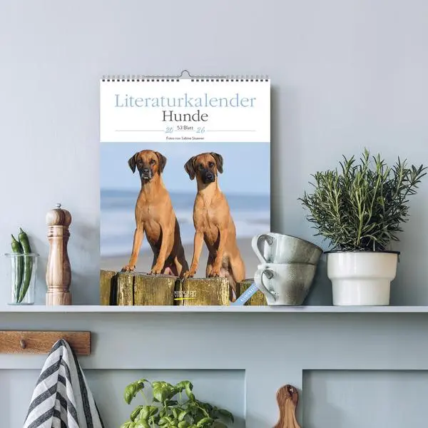 Bild: 9783731884392 | Literaturkalender Hunde 2026 | Verlag Korsch | Kalender | 54 S. | 2026