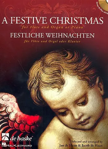 Cover: 9789043134392 | A Festive Christmas | for Flute and Organ or Piano | Buch + CD | 2010