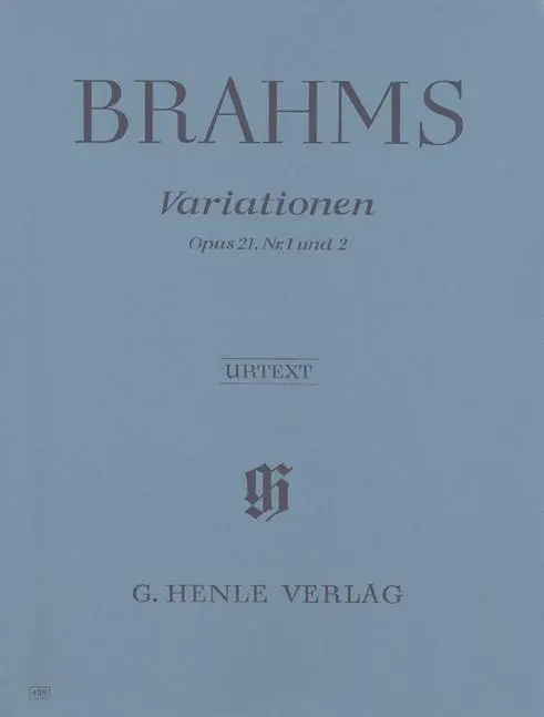 Cover: 9790201804392 | Variations Op.21 No.1 And 2 | Johannes Brahms | Taschenbuch | Buch