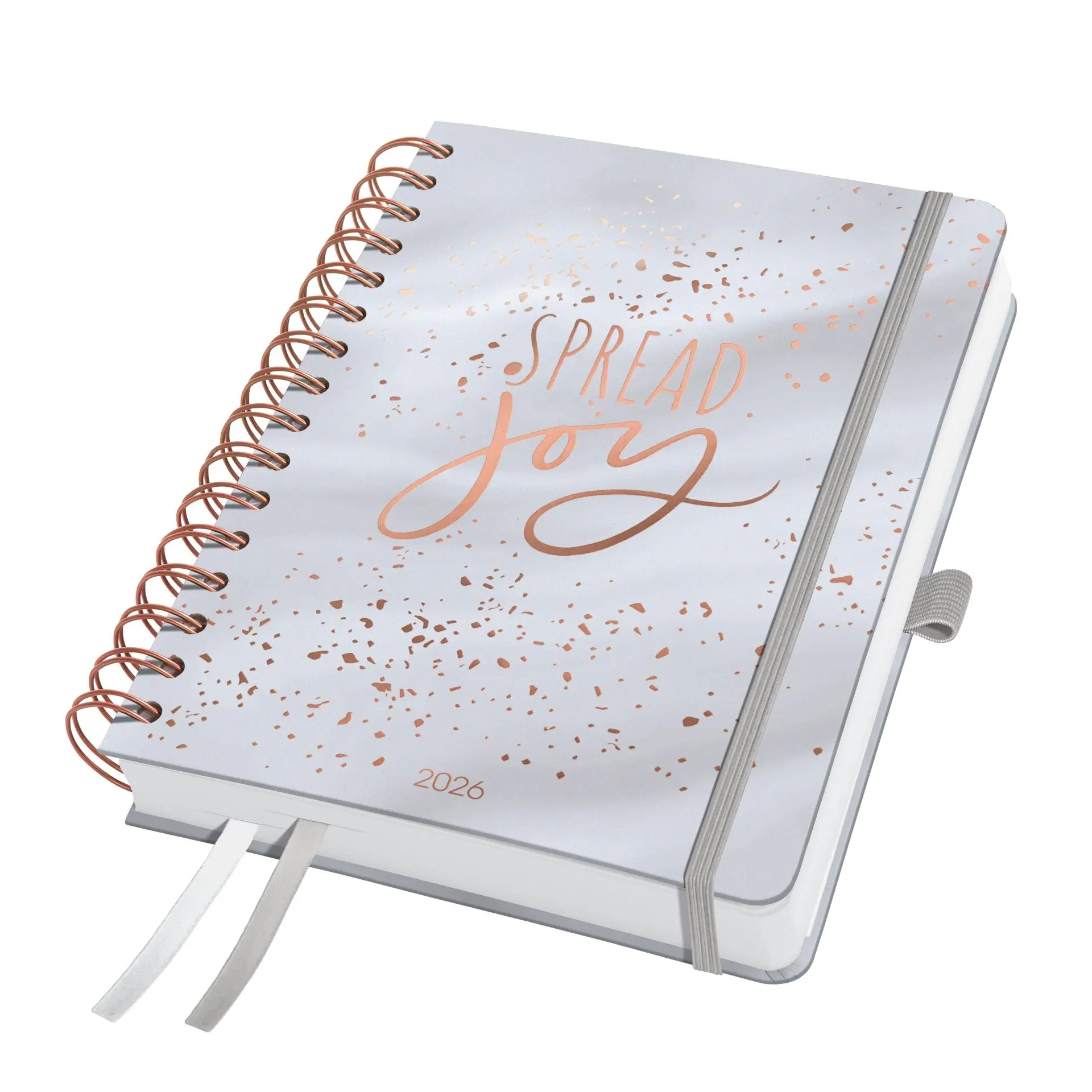 Cover: 4004360774492 | Spiral-Kalender Jolie 2026, ca. A5, grau | Kalender | 240 S. | Deutsch