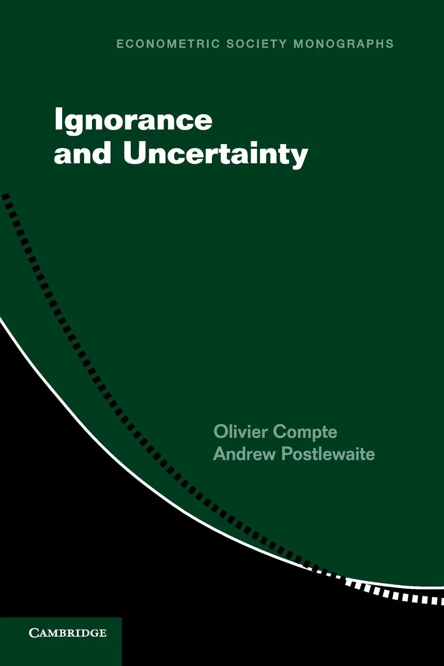Cover: 9781108434492 | Ignorance and Uncertainty | Olivier Compte (u. a.) | Taschenbuch