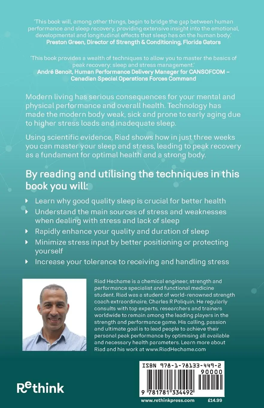Rückseite: 9781781334492 | Stress Less Sleep Better | Riad Hechame | Taschenbuch | Englisch