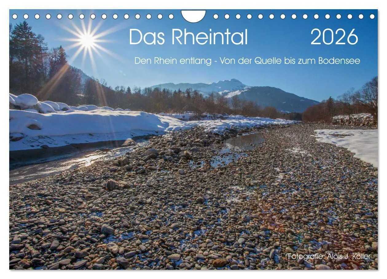 Cover: 9783457884492 | Das Rheintal 2026 (Wandkalender 2026 DIN A4 quer), CALVENDO...