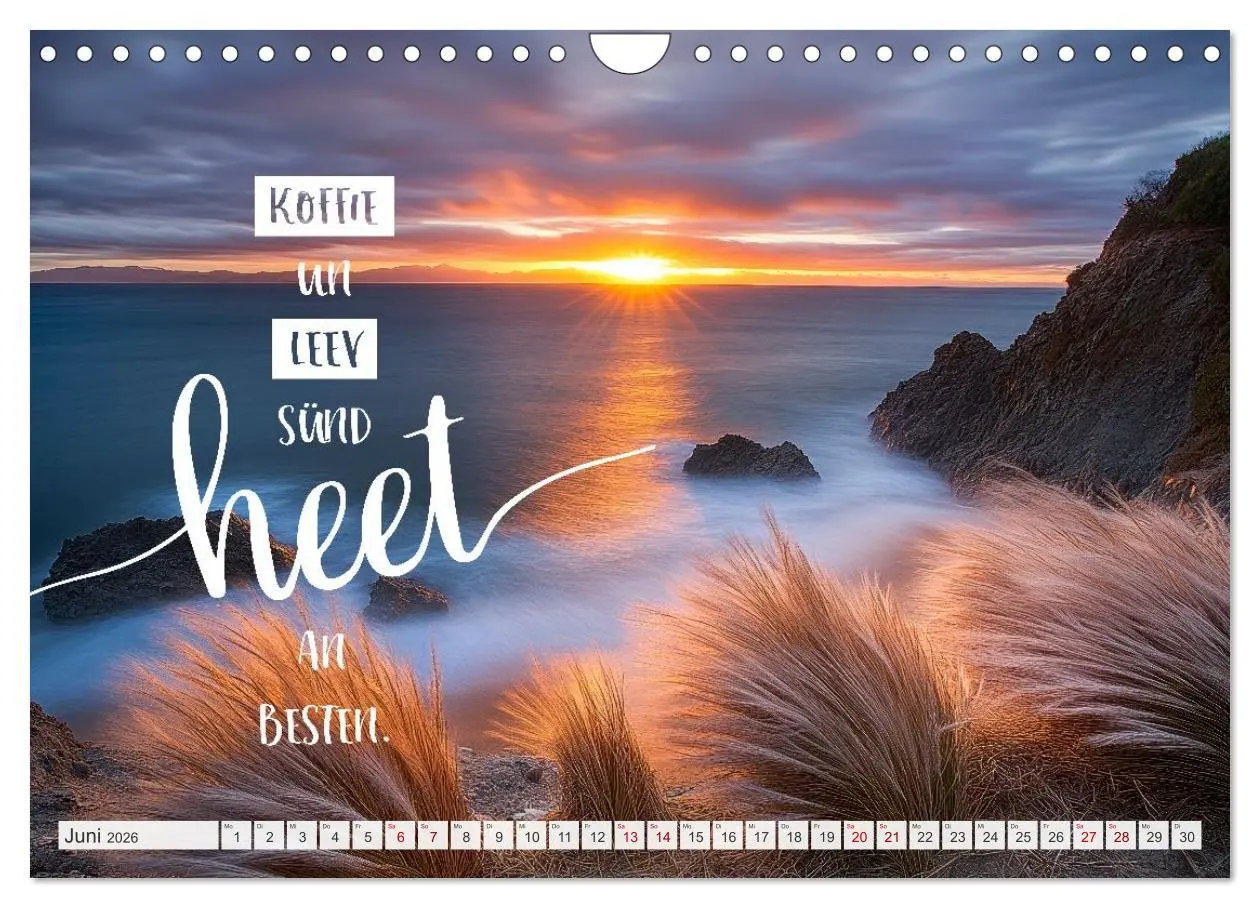 Bild: 9783516594492 | Meerblick und Plattschnack (Wandkalender 2026 DIN A4 quer),...