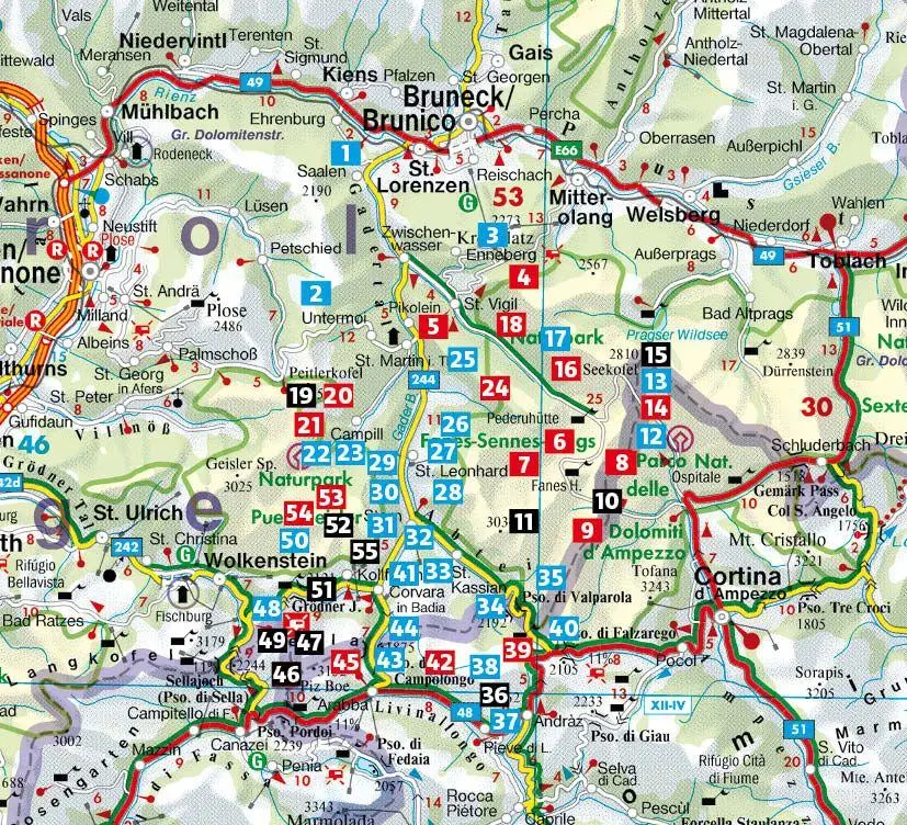 Bild: 9783763314492 | ROTHER Wanderführer Dolomiten - Gadertal: 55 Touren im Val Badia...