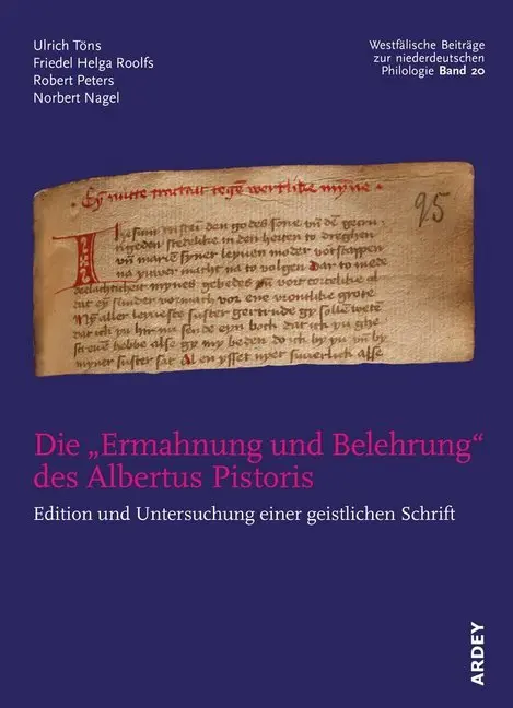 Cover: 9783870234492 | Die "Ermahnung und Belehrung" des Albertus Pistoris | Nagel (u. a.)