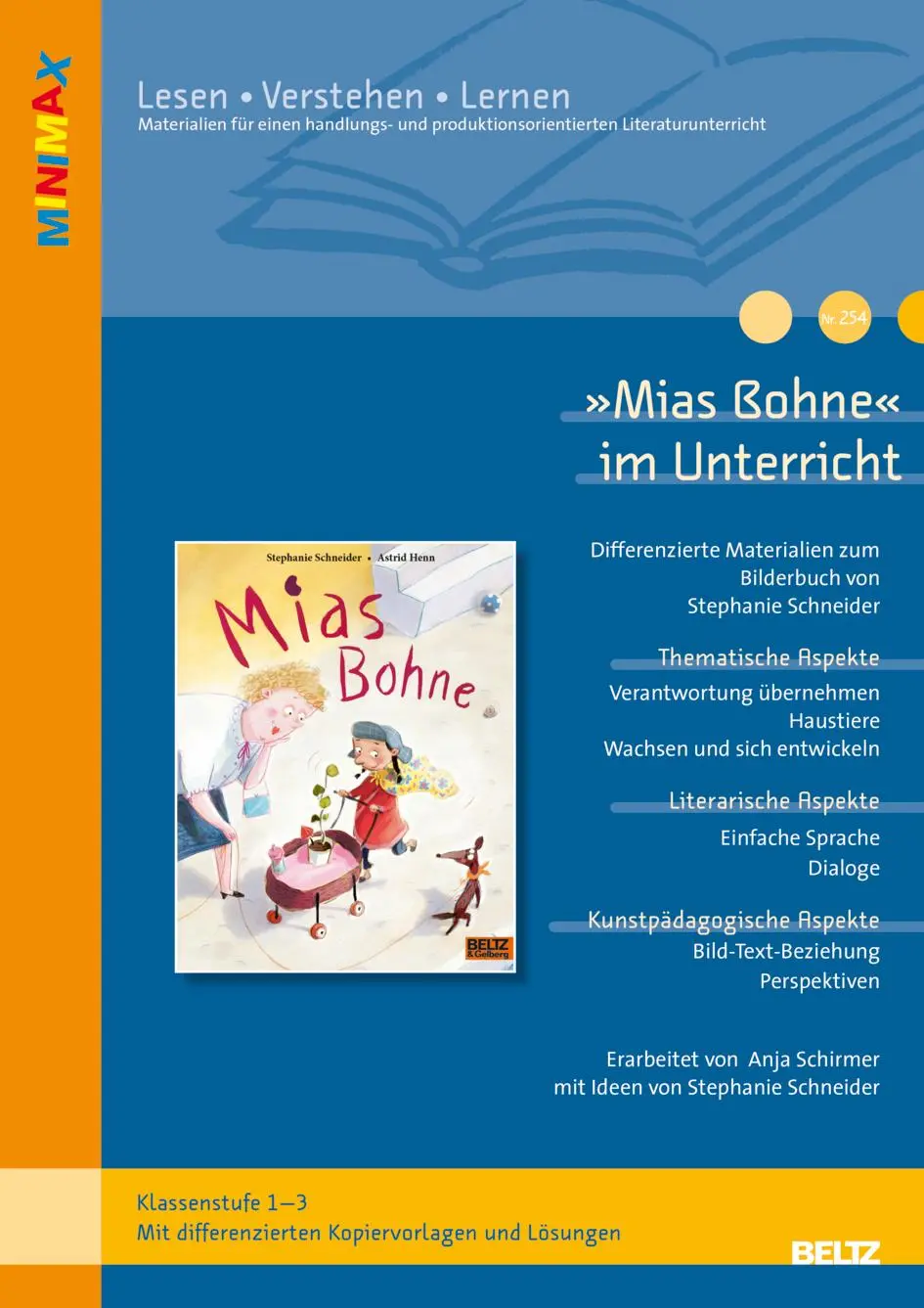 Cover: 9783407824592 | 'Mias Bohne' im Unterricht | Anja Schirmer (u. a.) | Broschüre | 32 S.