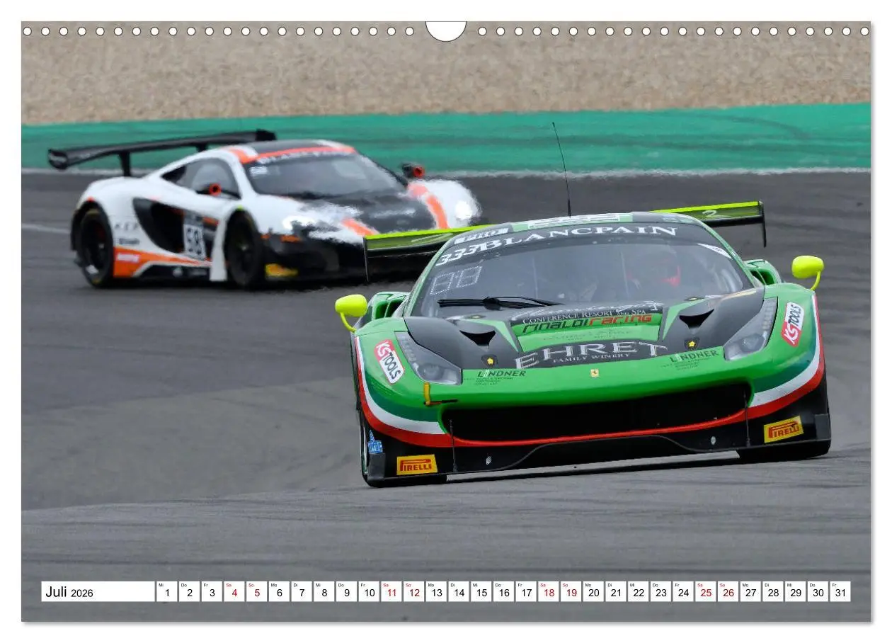 Bild: 9783457874592 | Faszination GT3 RACING (Wandkalender 2026 DIN A3 quer), CALVENDO...