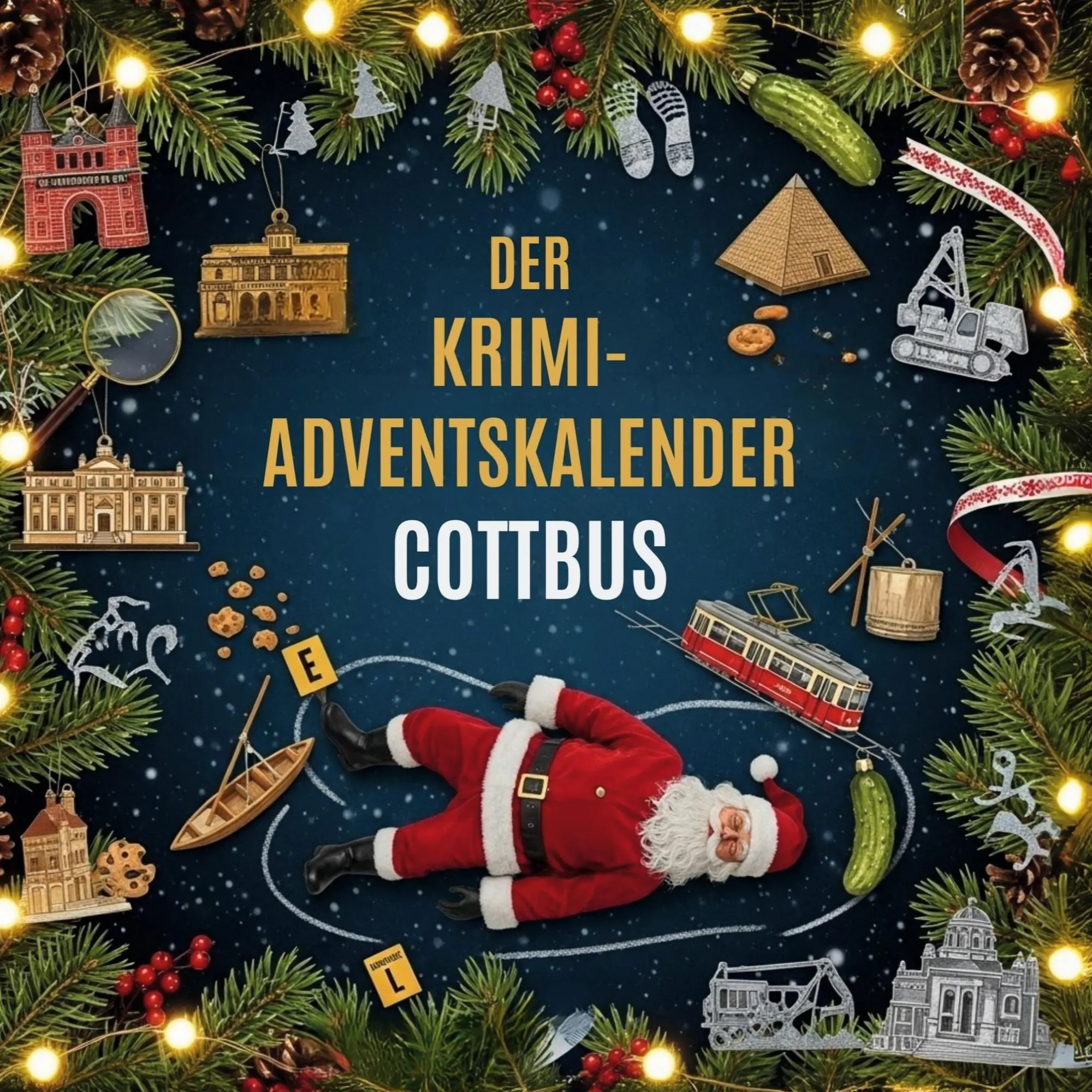 Cover: 9783695304592 | Der Krimi-Adventskalender Cottbus | Mordsverdächtig in 24 Akten | Buch