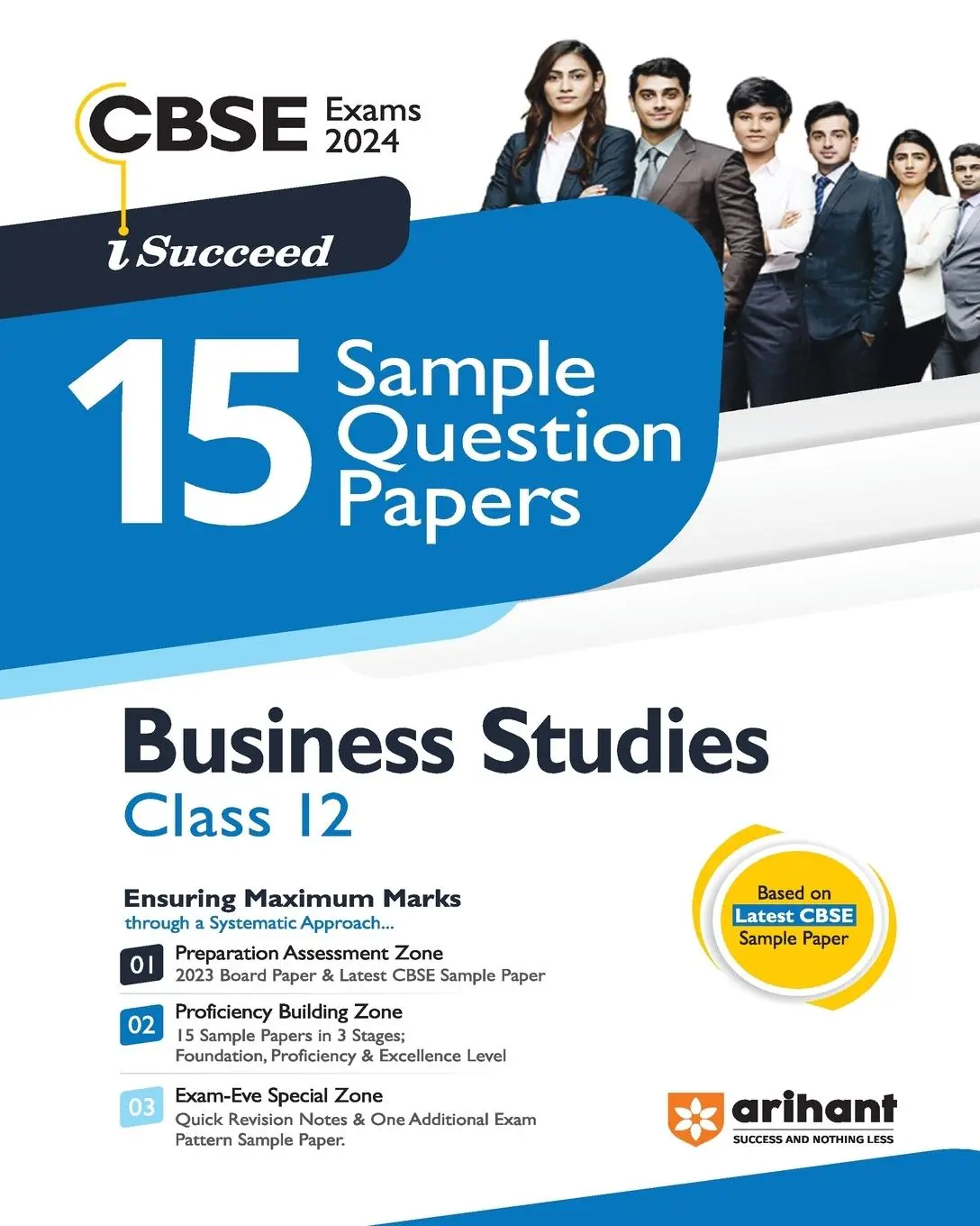 Cover: 9789358894592 | Arihant CBSE Sample Question Papers Class 12 Business Studies Book...