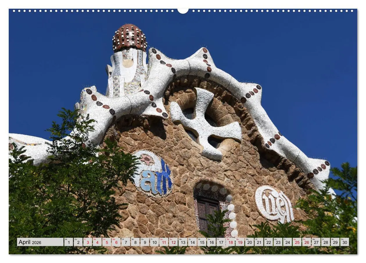 Bild: 9783457554692 | Ein bisschen GAUDI in Barcelona (Wandkalender 2026 DIN A2 quer),...