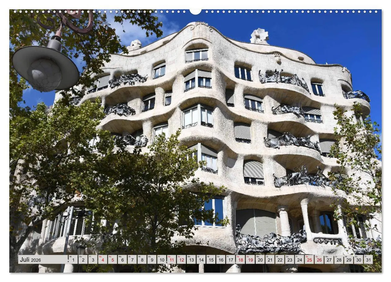 Bild: 9783457554692 | Ein bisschen GAUDI in Barcelona (Wandkalender 2026 DIN A2 quer),...