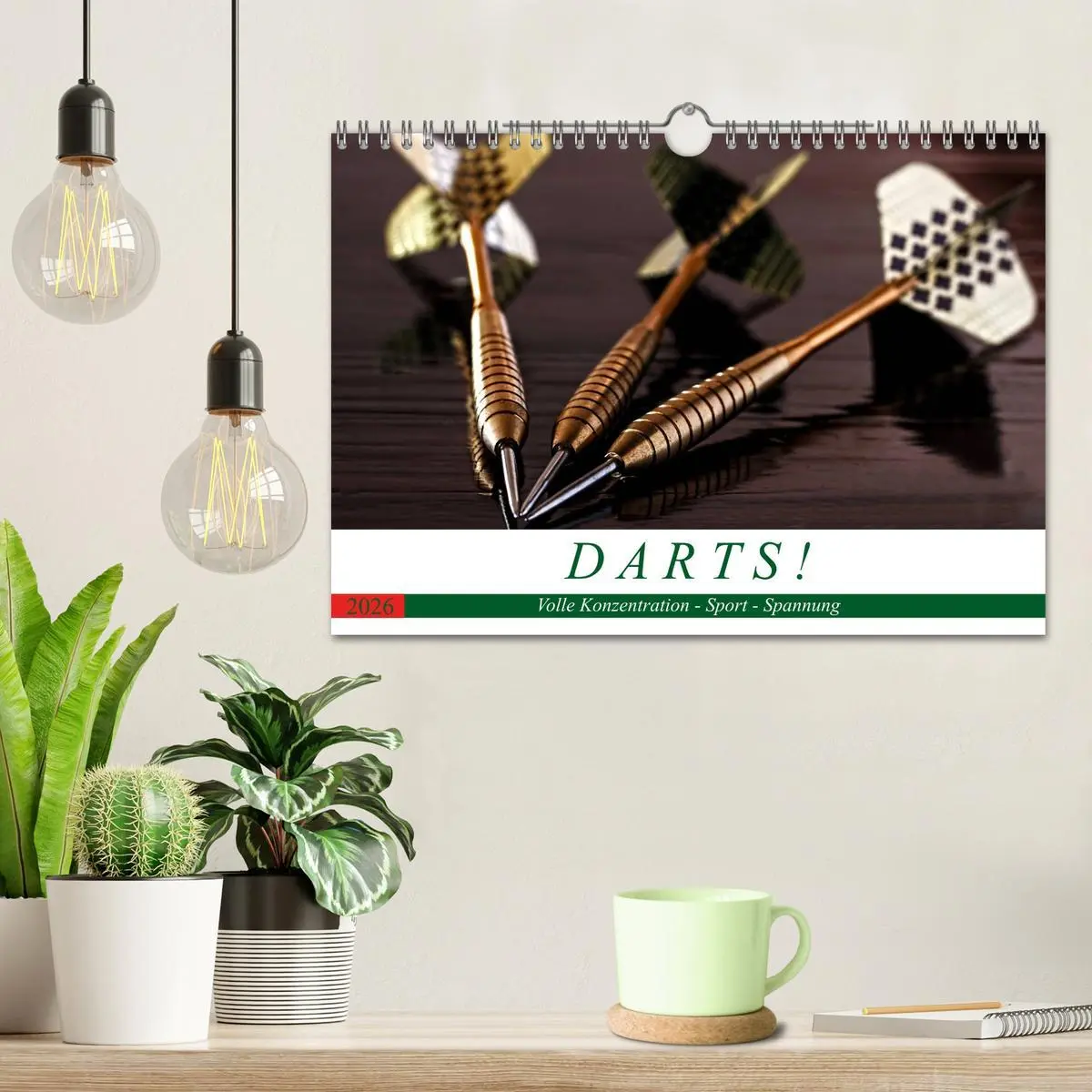 Bild: 9783457934692 | Darts. Konzentration - Sport - Spannung (Wandkalender 2026 DIN A4...